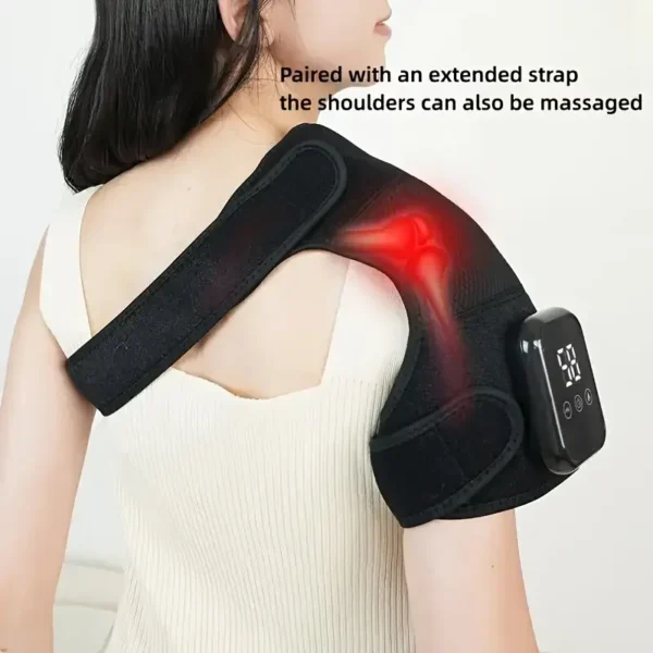 Electric Heated Knee Massager 3 in 1 Joint Elbow and Shoulder Pain Reliever Thermal Vibration Moisture Removal Physical Therapy - Image 4